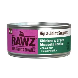 24/5.5oz Rawz Hip Joint Chk & Green Cat - Dog/Cat Supplements